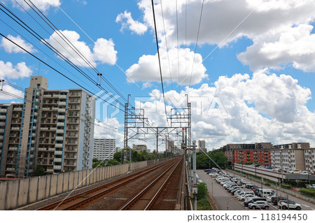 the view of the railroad the view of the railroad 118194450