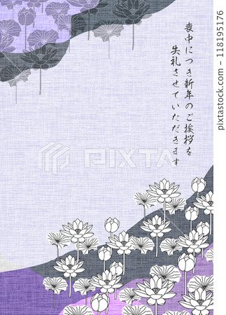 蓮花哀悼日本圖案背景 蓮花哀悼日本圖案背景 118195176