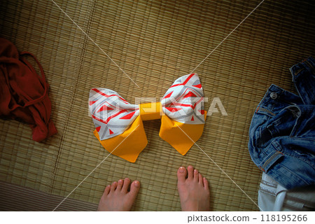 First time wearing a yukata 118195266