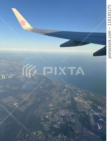 飛機上的城市景觀 118195275
