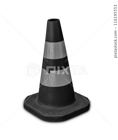 Traffic Cone Isolated. Safety Sign Template. File with Clipping Path. 118195553