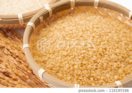 發芽糙米的特寫 118195586