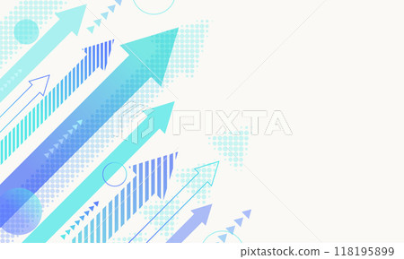 Growing arrow vector design background Growing arrow vector design background 118195899