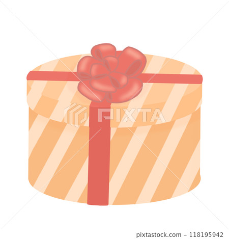 Cylindrical gift box Birthday gift 118195942