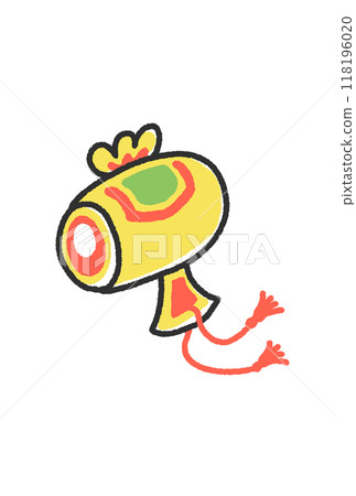 手繪可愛木槌插畫新年卡片素材圖標 手繪可愛木槌插畫新年卡片素材圖標 118196020