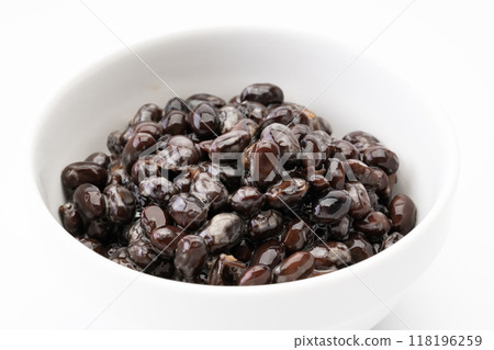 Black soybean natto Black soybean natto 118196259