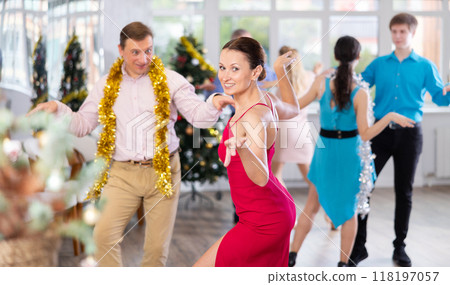 Adult couple dancing 118197057