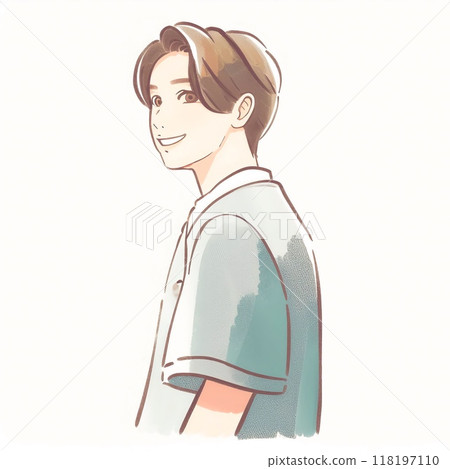 Illustration material of men and boys Illustration material of men and boys 118197110