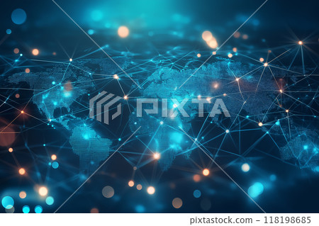World picture global network background by generative ai World picture global network background by generative ai 118198685