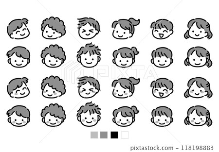 兒童精力充沛的圖標 118198883