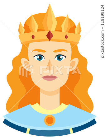 Royal Queen Vector Illustration 118199124