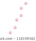 Paw illustration vector 118199382