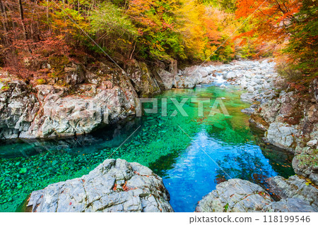 The Agana valley in autumn 118199546