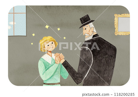Fairy tale, old tale, The Little Prince, watercolor illustration Fairy tale, old tale, The Little Prince, watercolor illustration 118200285