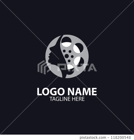 girl film logo design vector girl film logo design vector 118200548