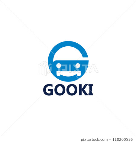 letter G robot logo design vector 118200556