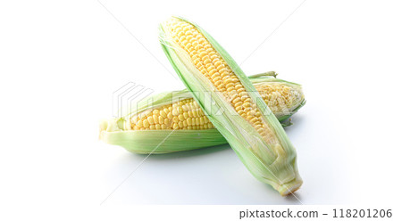 Corn (white background) Corn (white background) 118201206