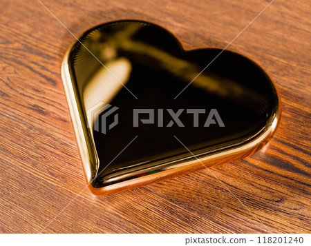 Heart-shaped model 118201240