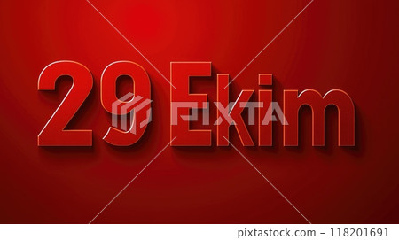 Celebratory joy: happy 29 Ekim, commemorating significant day filled with national pride, cultural festivities, heartfelt tributes, reflecting unity and patriotism of people in joyous atmosphere. Celebratory joy: happy 29 Ekim, commemorating significant day filled with national pride, cultural festivities, heartfelt tributes, reflecting unity and patriotism of people in joyous atmosphere. 118201691