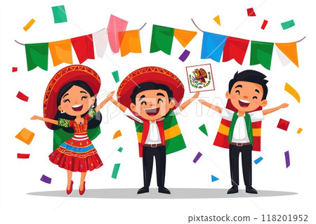 Heritage Festival: A joyful Hispanic Heritage Month highlighting the cultural richness of Latin America, fostering community connections, and celebrating the diverse heritage that defines the region. 118201952