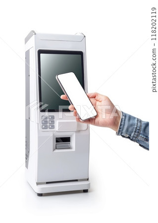 Digital transaction: cashless payment with credit card, phone, nfc, streamlining process for seamless purchases, secure financial interactions, enhancing convenience in everyday transactions. Digital transaction: cashless payment with credit card, phone, nfc, streamlining process for seamless purchases, secure financial interactions, enhancing convenience in everyday transactions. 118202119