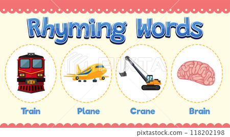 Rhyming Words for Kids 118202198