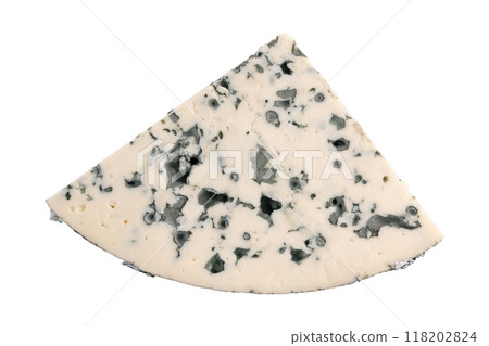 blue mold cheese isolated blue mold cheese isolated 118202824