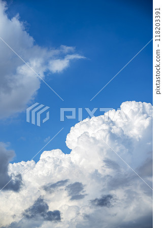 秋天的天空 藍天 晴朗的天空 素材 九月 秋天的天空 藍天 晴朗的天空 素材 九月 118203391
