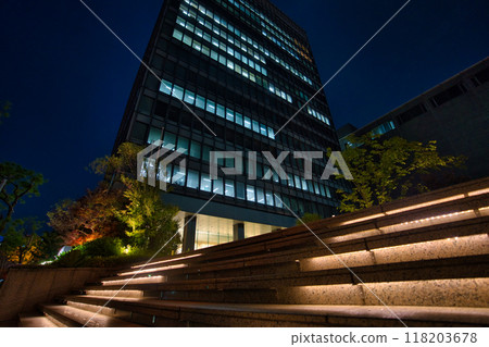 Night Building Night Building 118203678