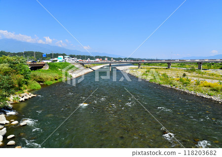 塔之島大橋/天龍川上游/春近大橋展望（長野縣伊那市） [2024.9] 118203682