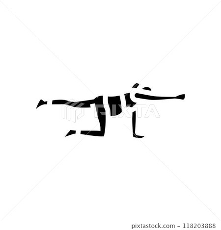 bird dog pose pregnant fitness glyph icon vector illustration bird dog pose pregnant fitness glyph icon vector illustration 118203888