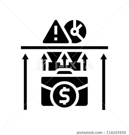 cost control modern business glyph icon vector illustration cost control modern business glyph icon vector illustration 118203956
