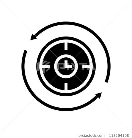 streamlining business process glyph icon vector illustration 118204108