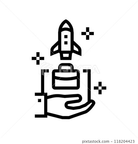 lean startup modern business line icon vector illustration lean startup modern business line icon vector illustration 118204423