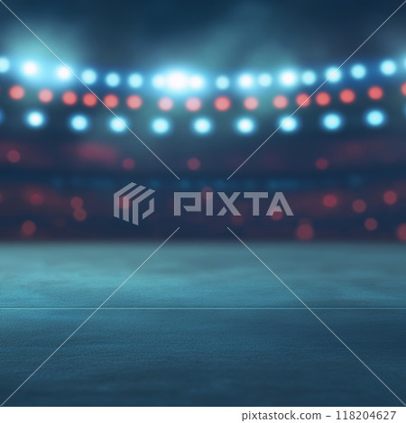 Blurry Stadium Background for Sports Event or Concert Generative AI 118204627