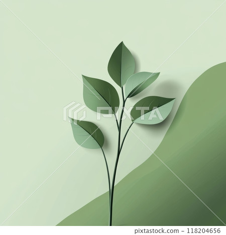 Minimalist Full Background Wallpaper for Sustainability Presentation Generative AI 118204656