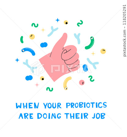 Gut Health Success. The Power of Probiotics 118205291