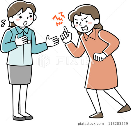 Female staff subjected to customer harassment by female customers Female staff subjected to customer harassment by female customers 118205359
