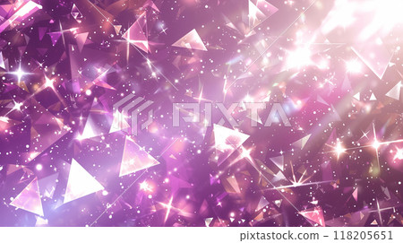 閃閃發光的抽象粉紅色背景AI圖像 118205651