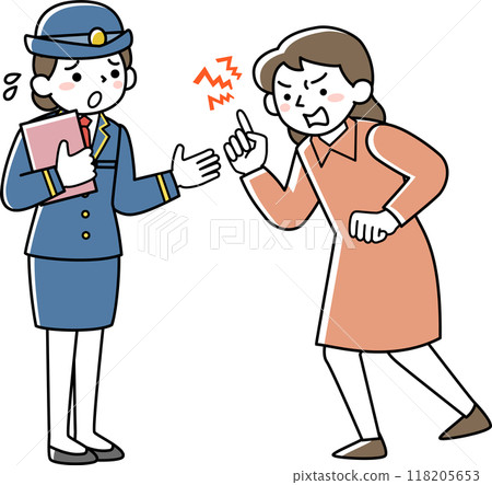 Female station staff subjected to customer harassment by female passengers Female station staff subjected to customer harassment by female passengers 118205653