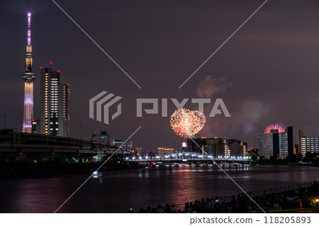 [東京]觀賞隅田川煙火大會和天空樹 118205893
