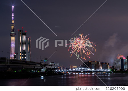 <Tokyo> Sumida River Fireworks Festival and Skytree <Tokyo> Sumida River Fireworks Festival and Skytree 118205900