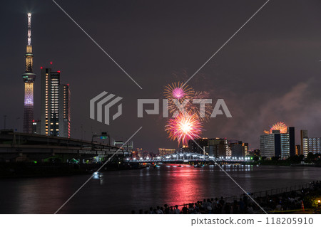 [東京]觀賞隅田川煙火大會和天空樹 118205910