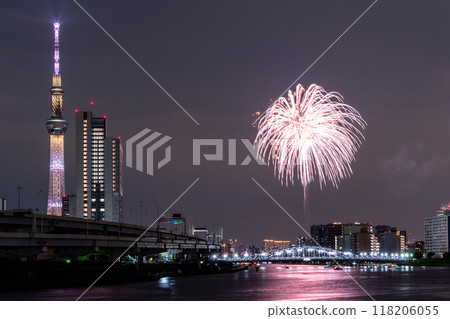 [東京]觀賞隅田川煙火大會和天空樹 118206055