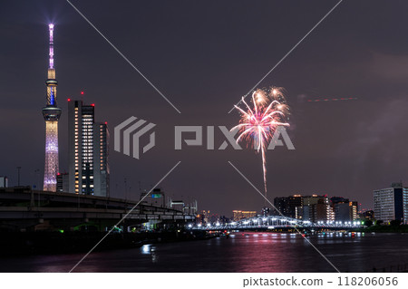 <Tokyo> Sumida River Fireworks Festival and Skytree 118206056