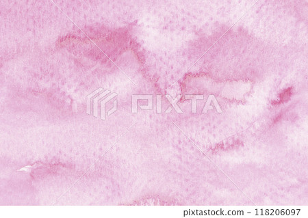 Pink watercolor background texture - soft abstract aquarel pattern 118206097