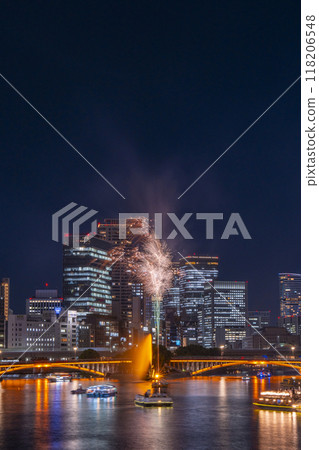 Tenmabashi Water Mini Fireworks August 23, 2024 118206548