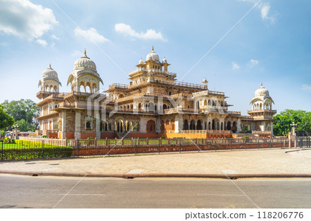 Albert Hall Museum,  the oldest museum of the state, located in Jaipur, Rajasthan, India 118206776