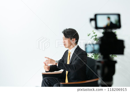 Business interview recording Business interview recording 118206915