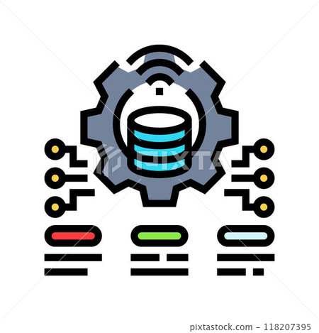 system integration business process color icon vector illustration system integration business process color icon vector illustration 118207395